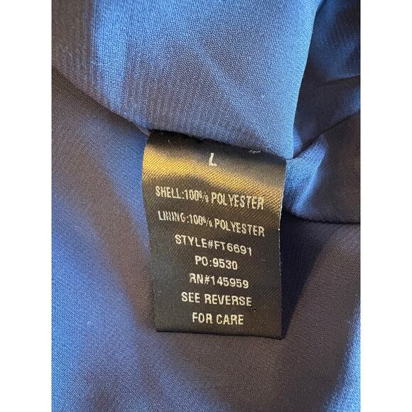 VICI Blouse Top Black Brown Paisley Snap Front Long Sleeve Date Night | LARGE - Picture 8 of 8